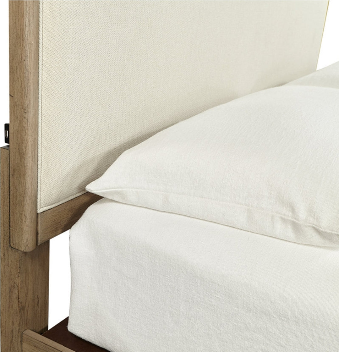 Provence Upholstered King Bed