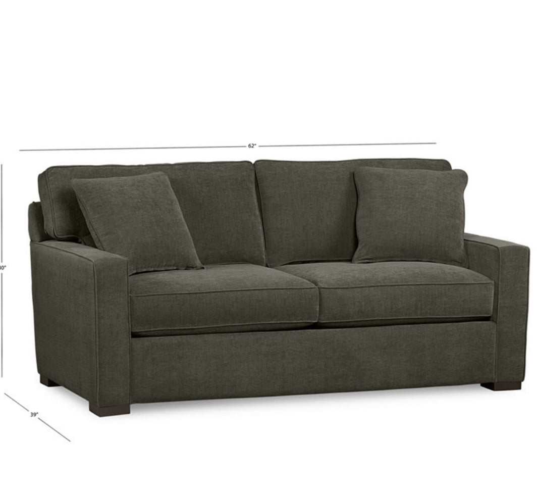 Radley 62" Fabric Loveseat (Grey)