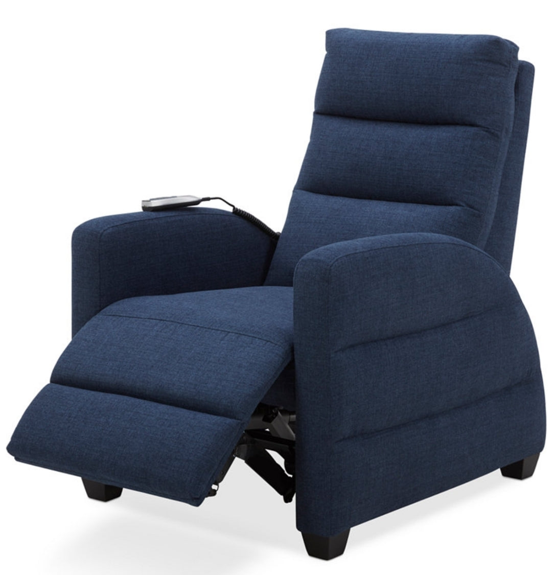 Carran 31" Zero Gravity Fabric Recliner (Blue)