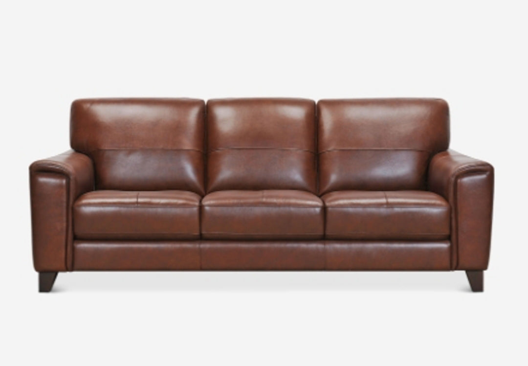Brayna 88" Classic Leather Sofa