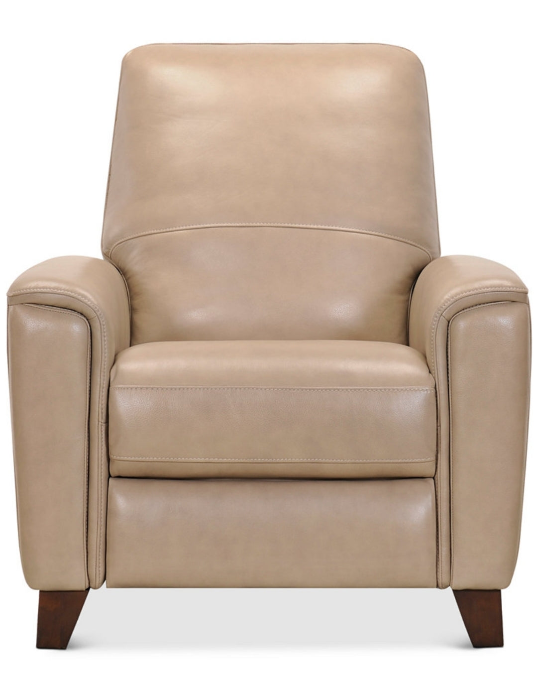 Brayna 35" Classic Leather Pushback Recliner (Classico Taupe)