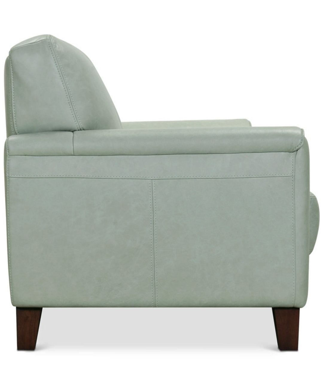 Ashlinn 81" Tufted Pastel Leather Sofa, Mint Green