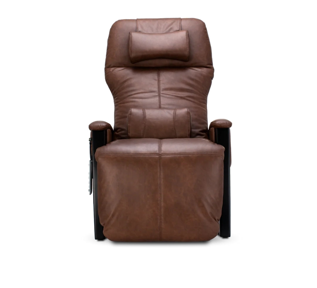 ZGR Zero Gravity Recliner (Cognac & Blk Wood)