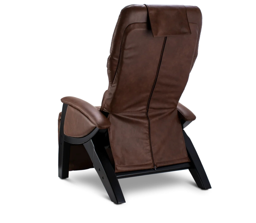 ZGR Zero Gravity Recliner (Cognac & Blk Wood)