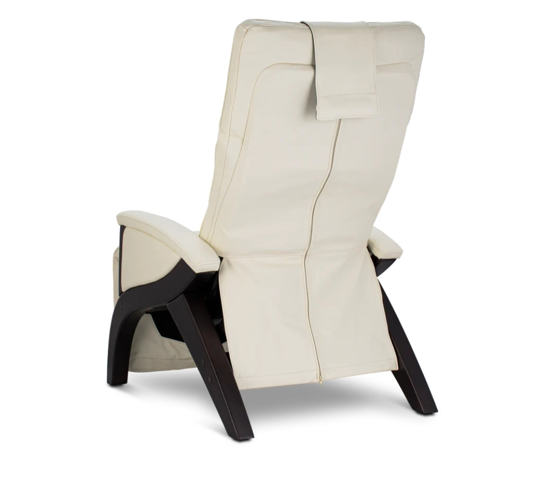 Svago Newton Zero Gravity Recliner (Ivory & Dark Walnut)