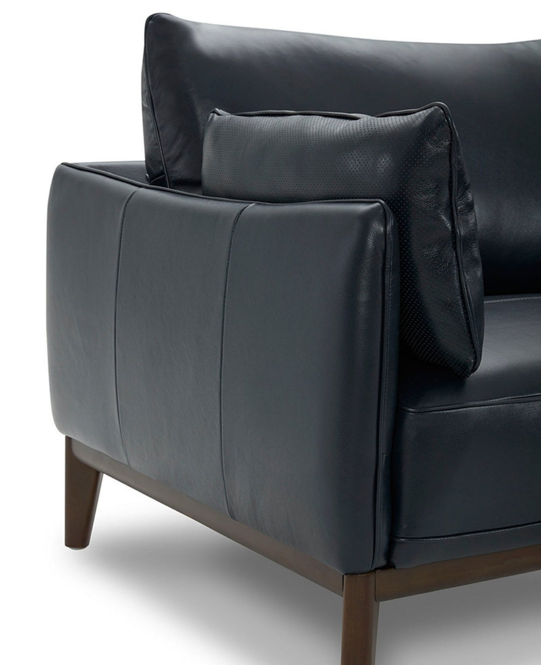 Jollene Leather 2-Pc. Sectional with Chaise