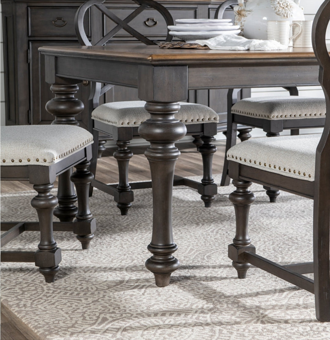Mandeville Dining Rectangular Table (Brown)