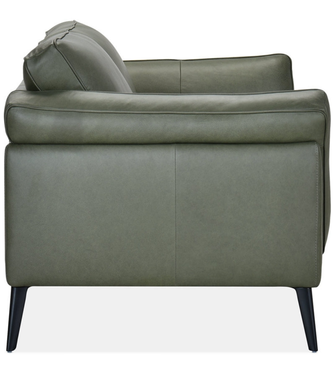 Keery 70" Leather Loveseat (Moss)