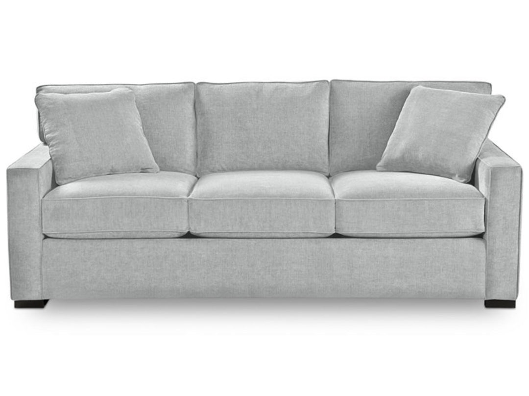 Radley 86" Fabric Sofa (Heavenly Cinder Grey)