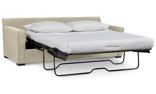 Radley 86" Fabric Queen Sleeper Sofa Bed (Heavenly Chrome Beige)