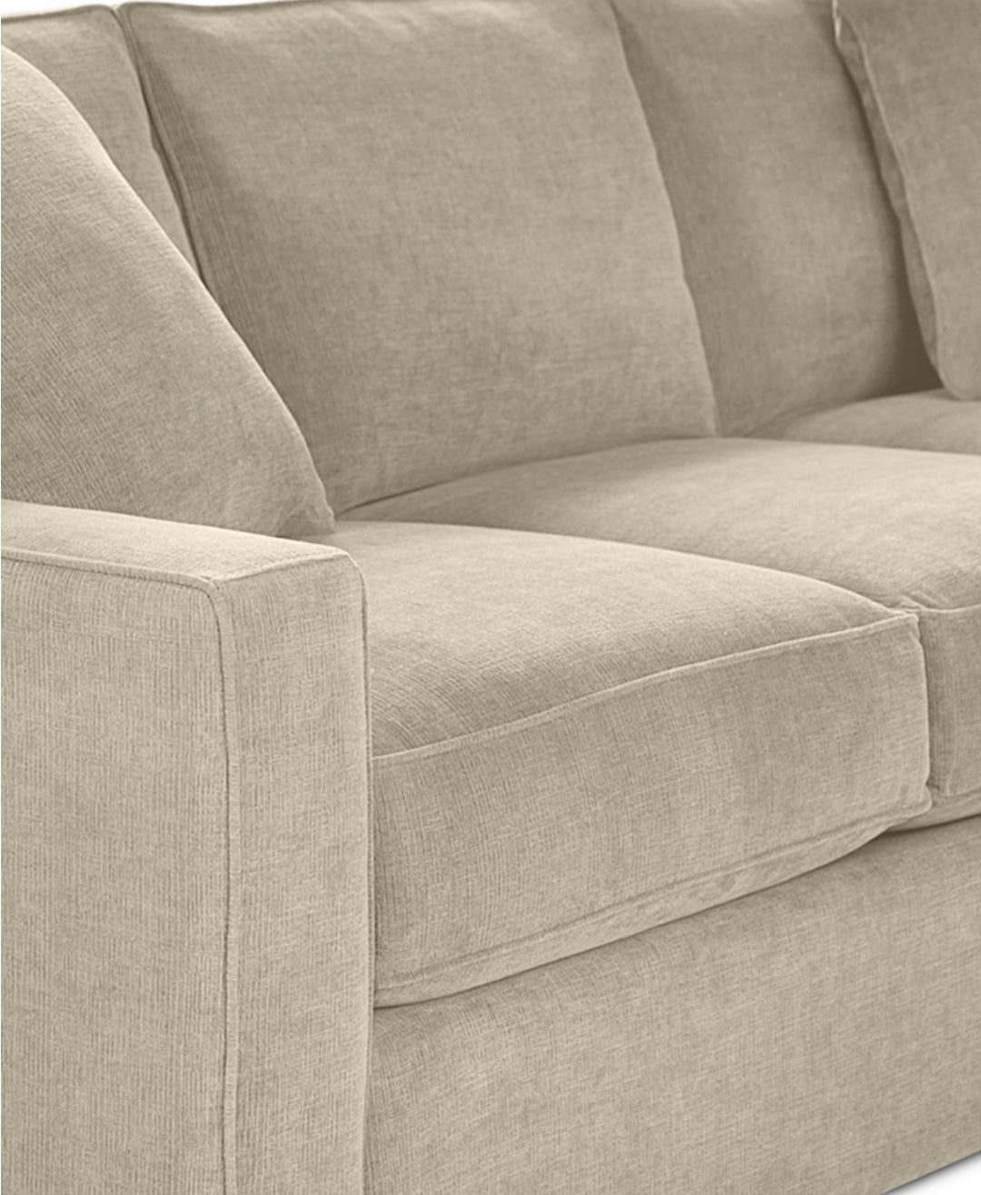 Radley 86" Fabric Queen Sleeper Sofa Bed (Heavenly Chrome Beige)