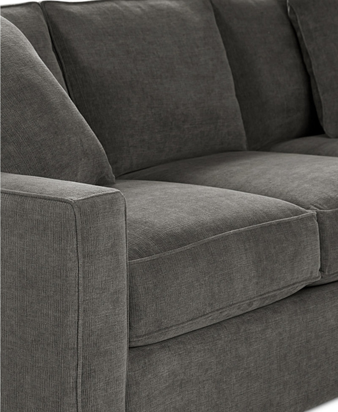 Radley 86" Fabric Sofa (Heavenly Mocha Grey)