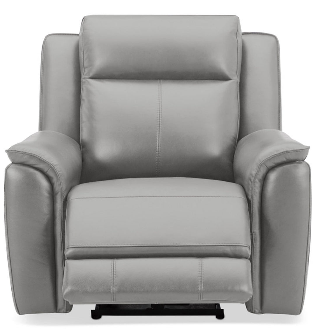 Addyson 41" Zero Gravity Leather Recliner with Power Headrest