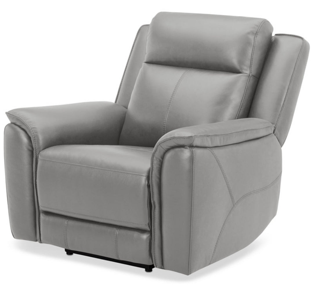 Addyson 41" Zero Gravity Leather Recliner with Power Headrest