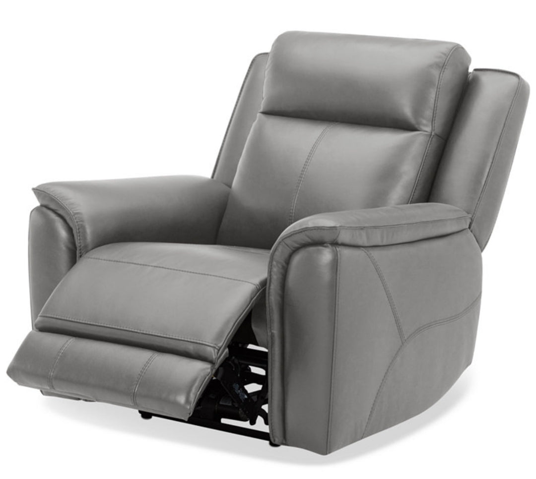 Addyson 41" Zero Gravity Leather Recliner with Power Headrest