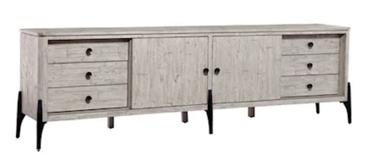 Contemporary 95" Console with Cord Management