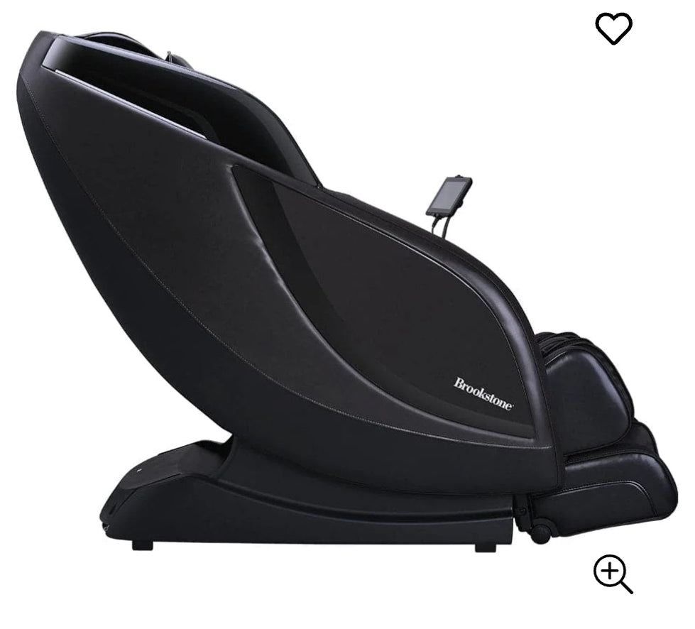 Brookstone BK-650 Massage Chair (Brown & Blk)