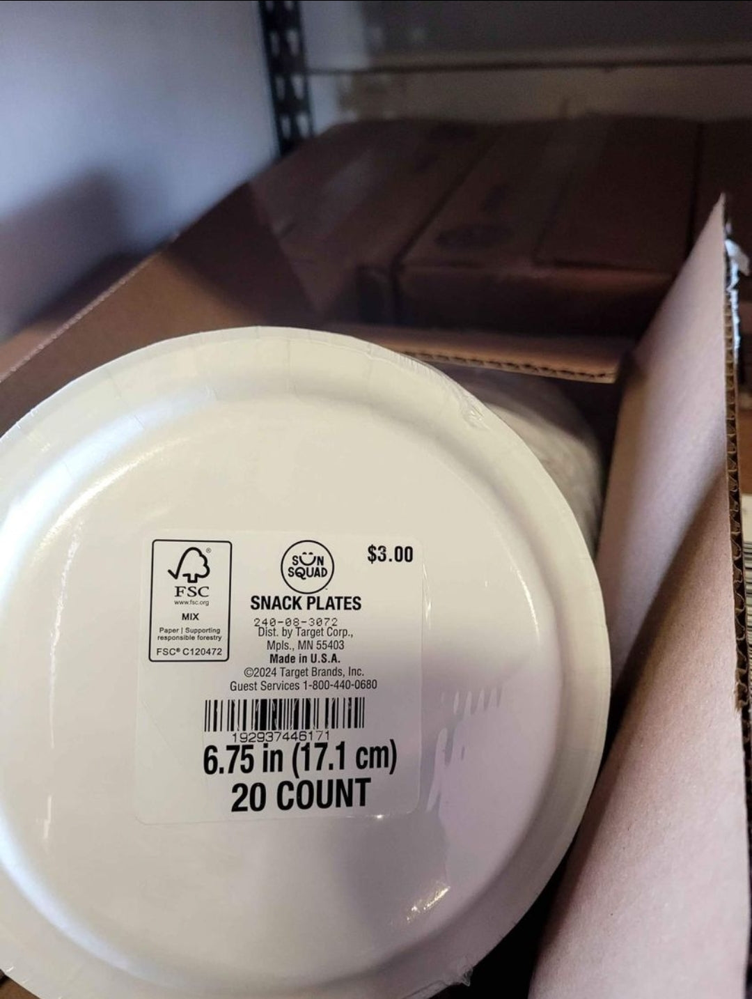 American Disposable plates-320 per case