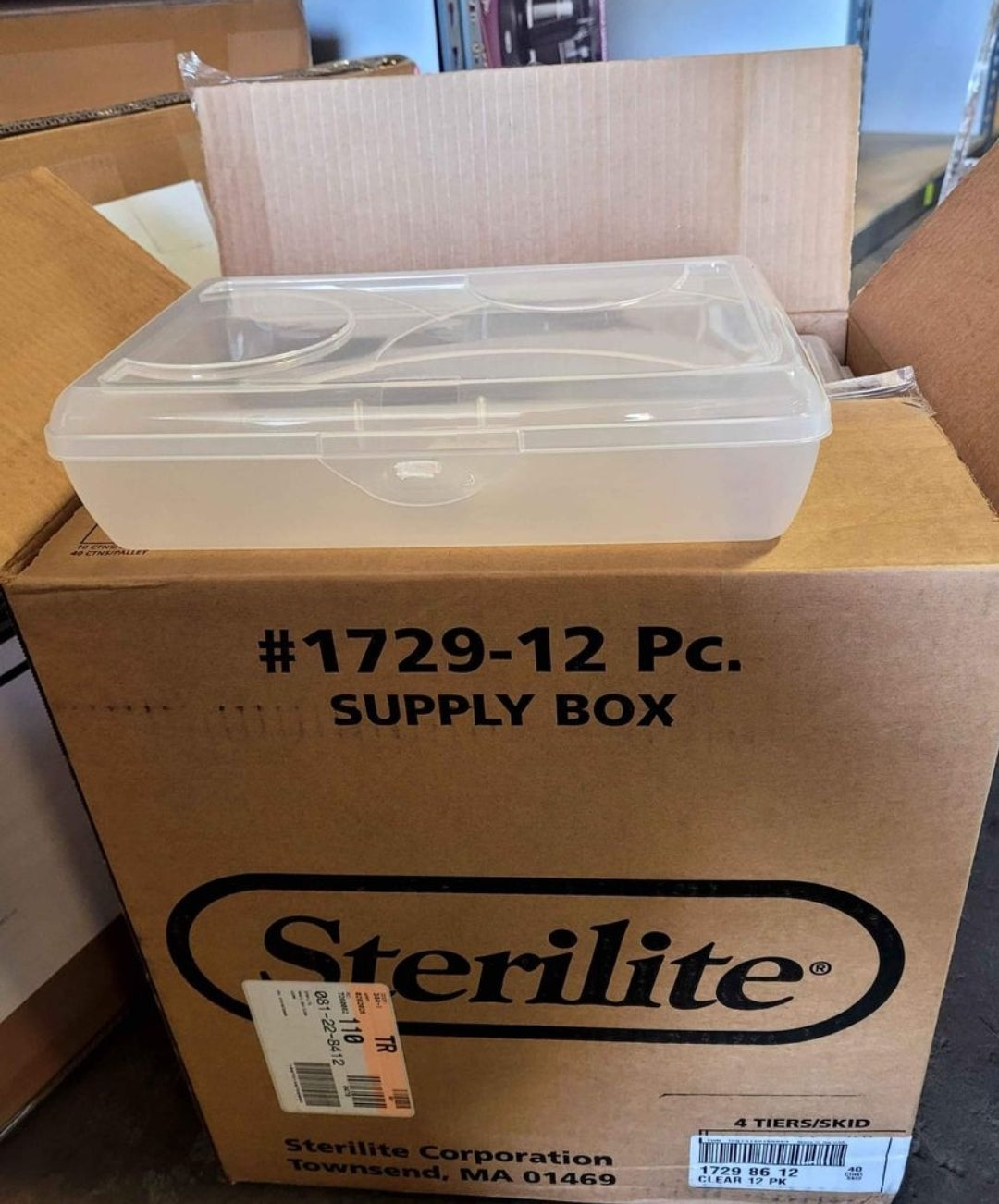 Sterilite Supply Box 12ct