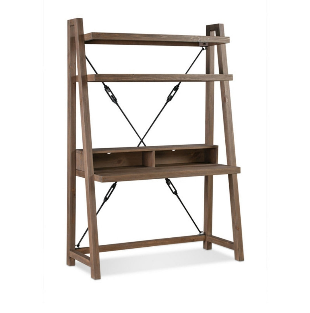 Autumn Flint Oak Home Office Ladder Desk