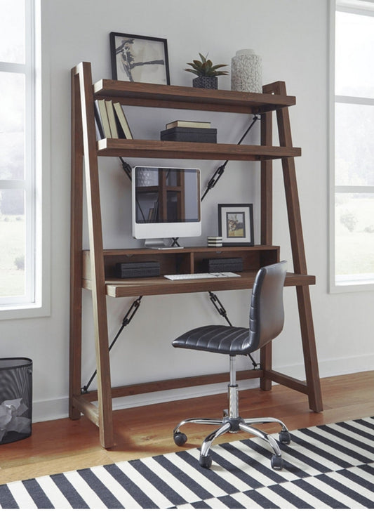 Autumn Flint Oak Home Office Ladder Desk