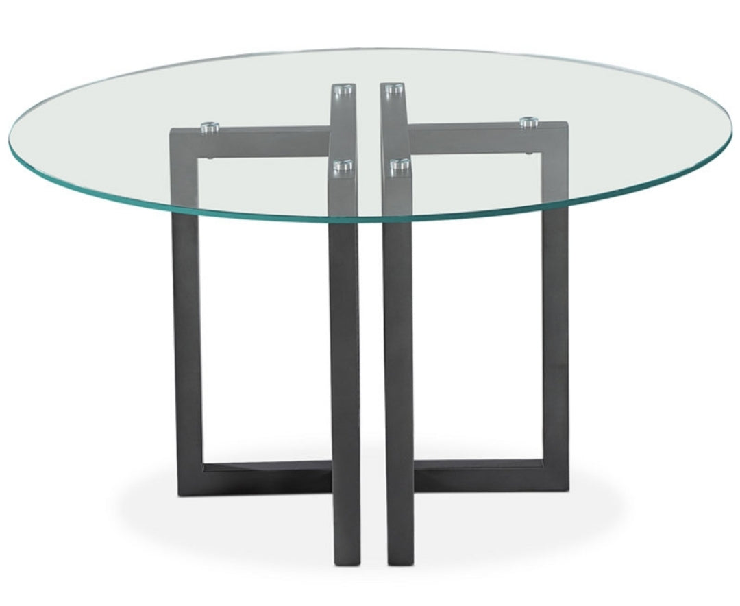 Emila Round Glass Table