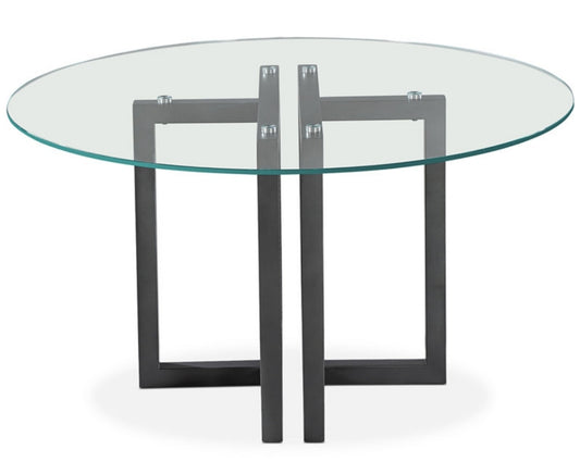 Emila Round Glass Table