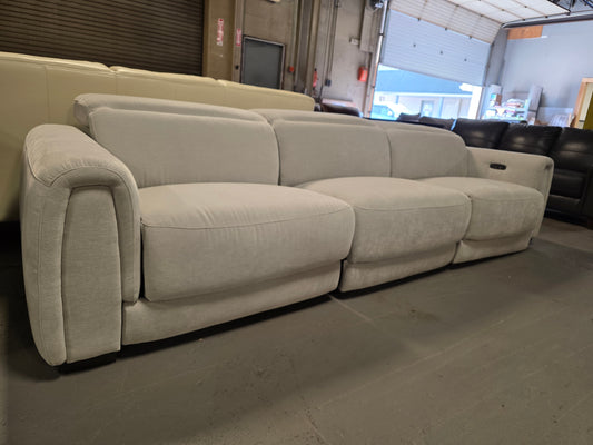 3-Pc. Fabric Sectional w/ 2 Power Recliners