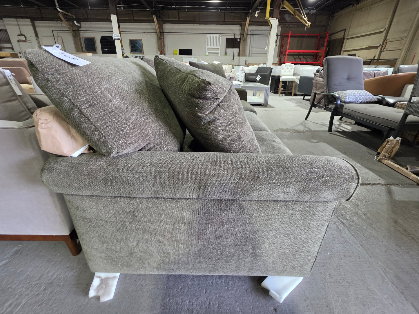 Wrenley 88" Fabric Sofa (Green)