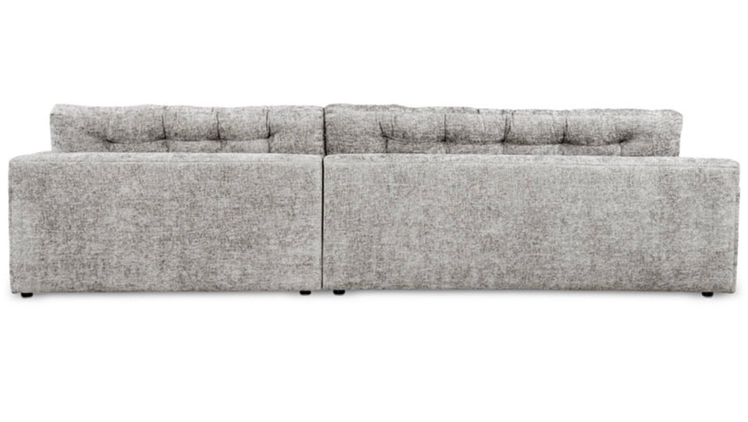 Pherie 131" 2-Pc. Fabric Sectional with Cuddler (Graphite)