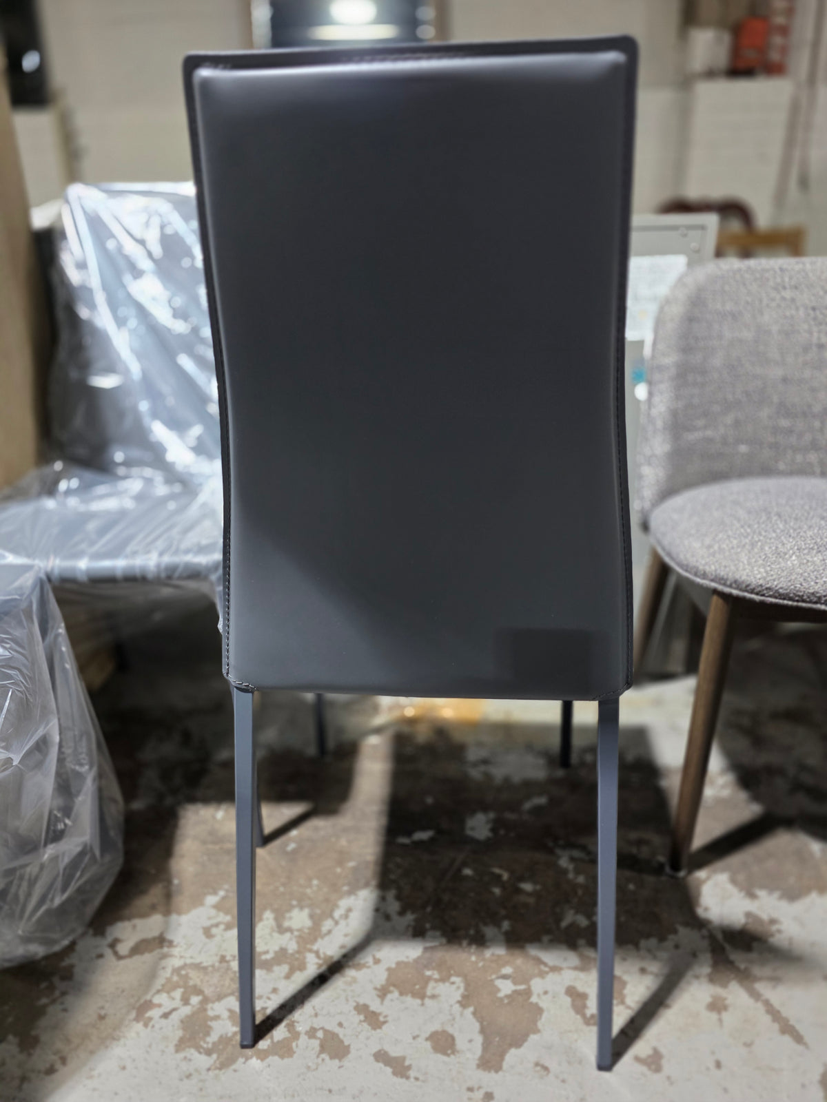 Calligaris Aida Skuba Leatherette Metal Dining Chair