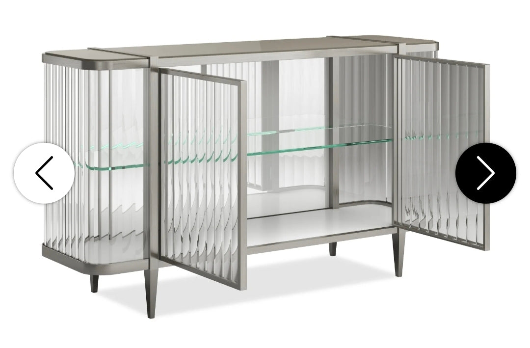 Caracole Classic Stop And Stare Sideboard Chrome