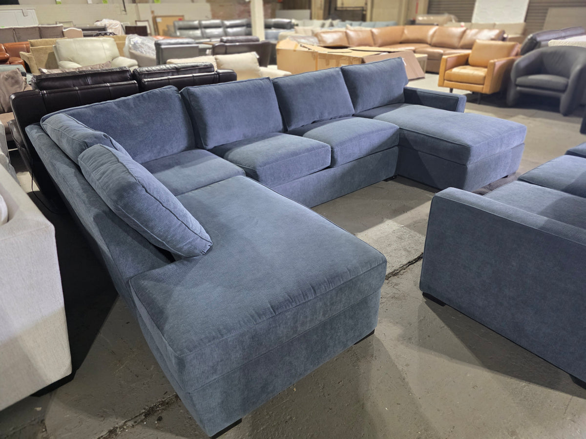 Radley 3-Pc. Sleeper Sofa (Heavenly Naval Blue)