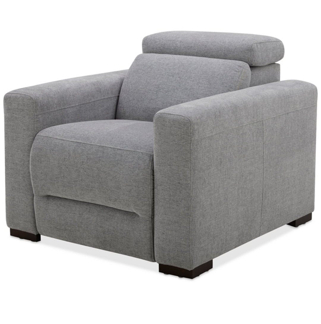 Nevio 39" Fabric Power Recliner (Mineral)