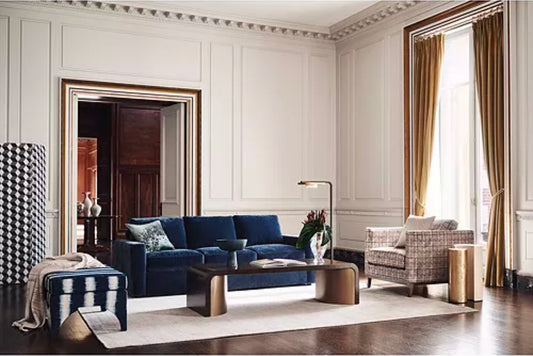 Rory 93" Estate Sofa (Amici Indigo)