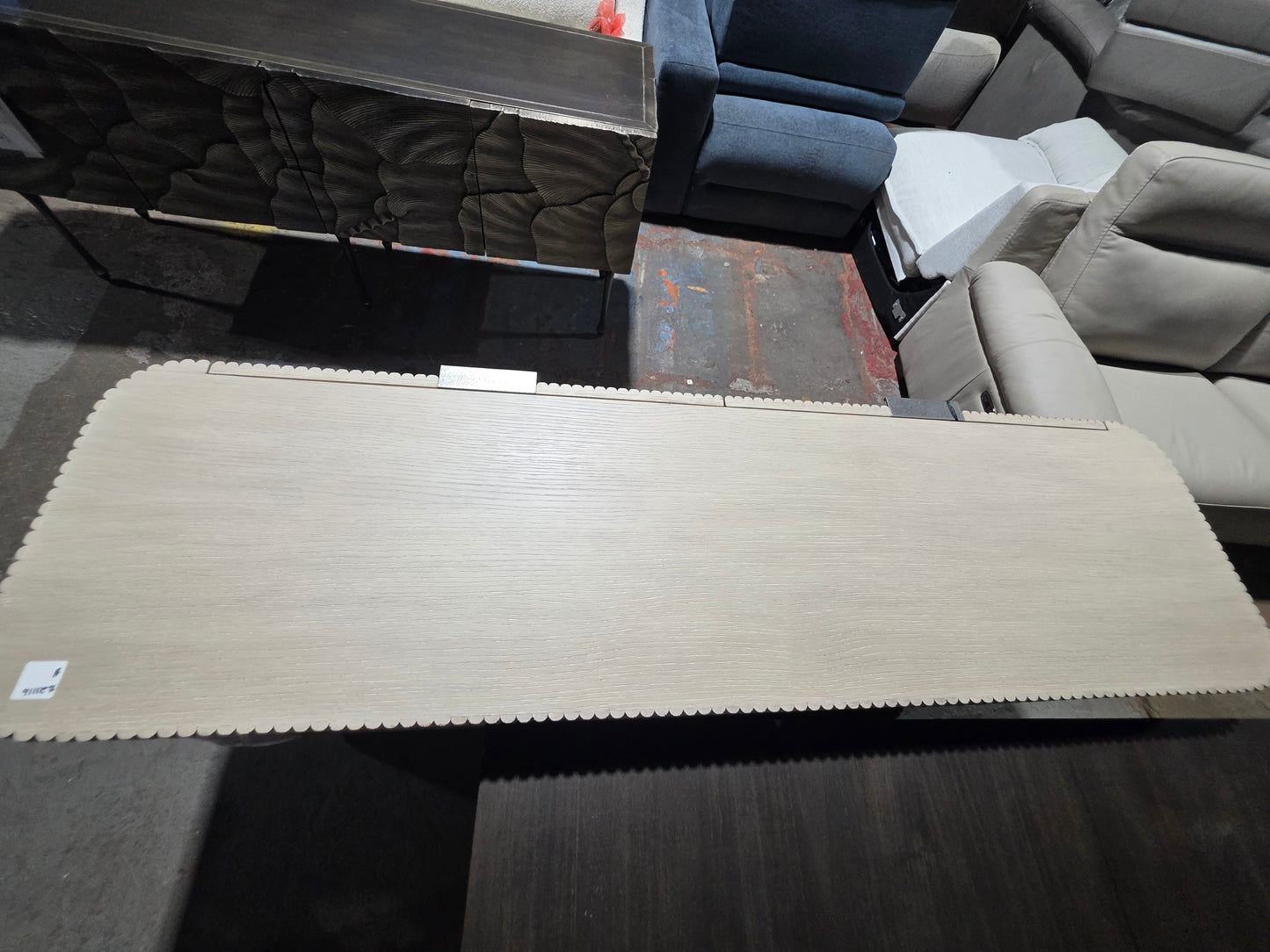 Lucerne Alba and Graphite 6 Drawer Dresser