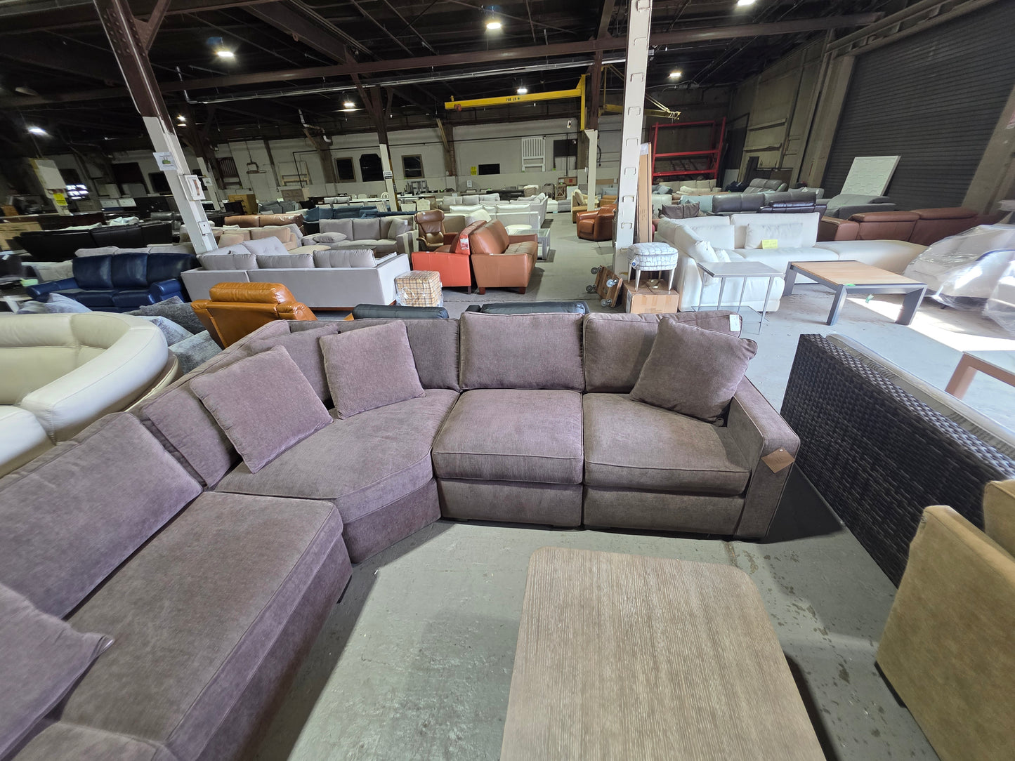 Radley 5-pc. Fabric Sectional (Heavenly Cafe Brown)