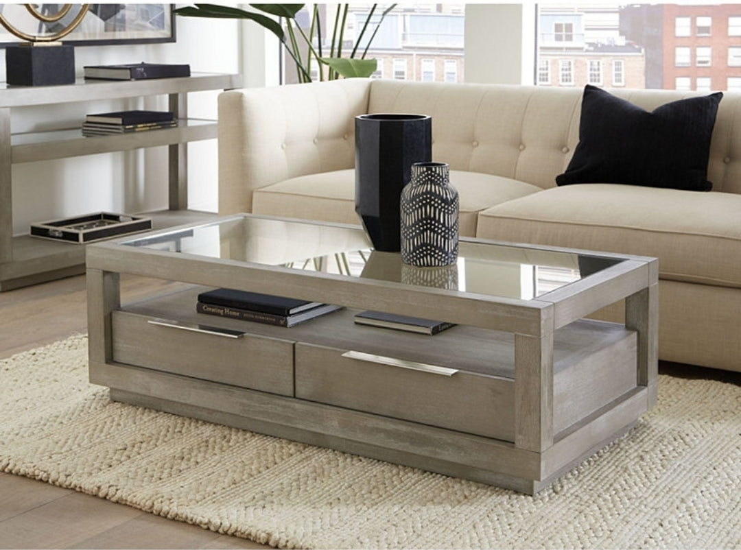 Tivie 54" Wood Coffee Table (Mineral)