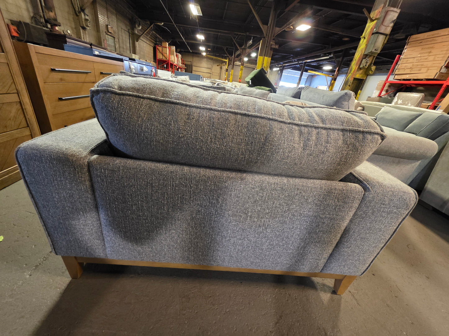Rosecrans 53" Fabric Chaise (Grey)
