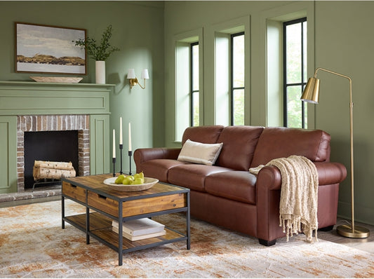 Morley Leather Sofa