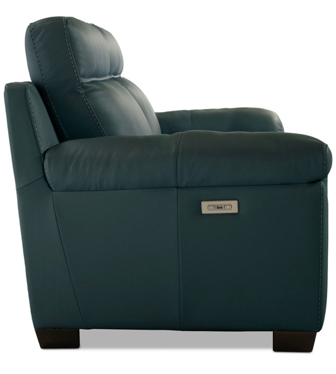 Julius II 2-Pc. Leather Sofa with 2 Power Recliners (Navy)