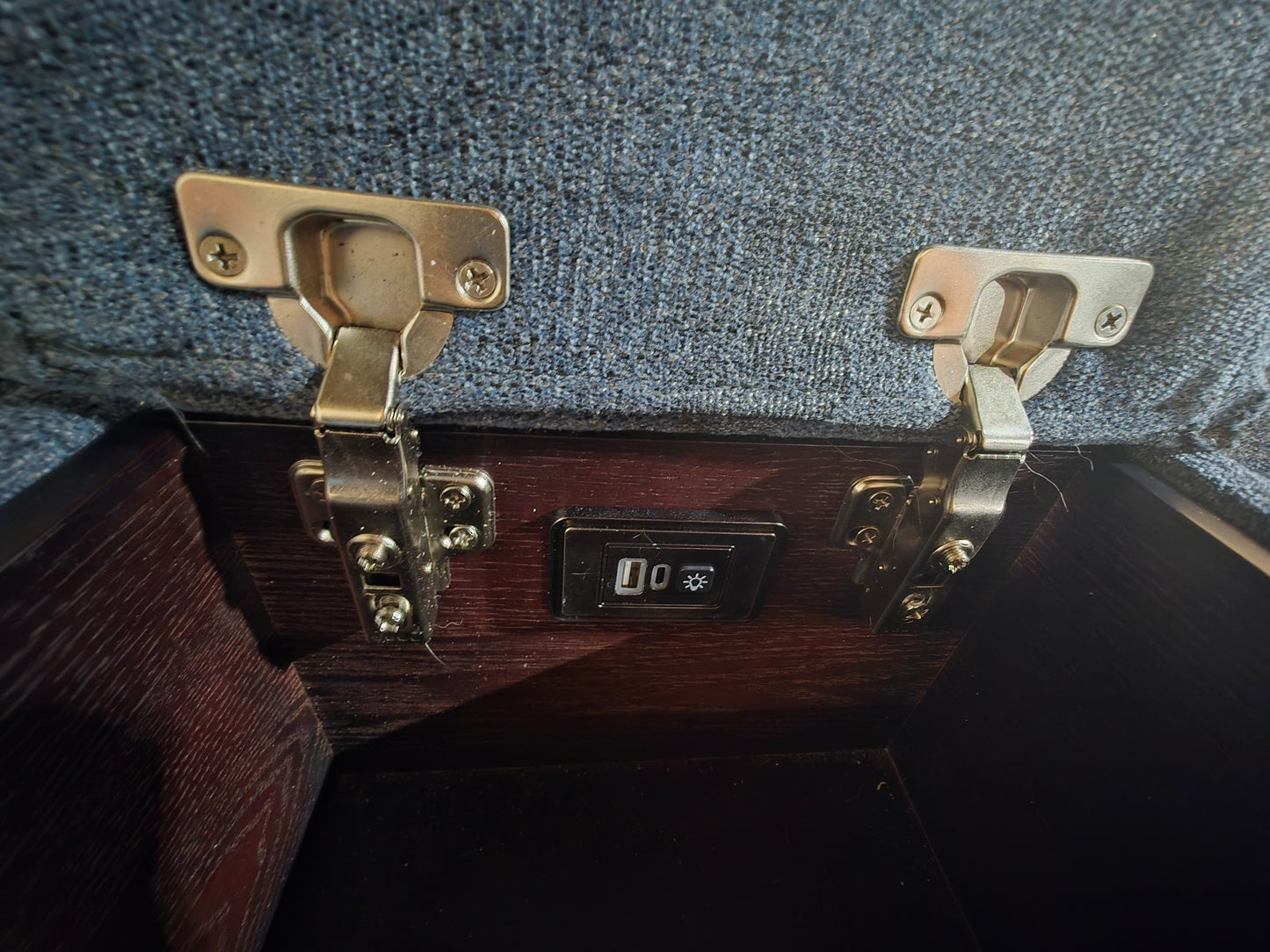 Nevio 4-Pc. Fabric Power Headrest Sectional and Chaise with 3 Power Motion Chairs (Midnight)