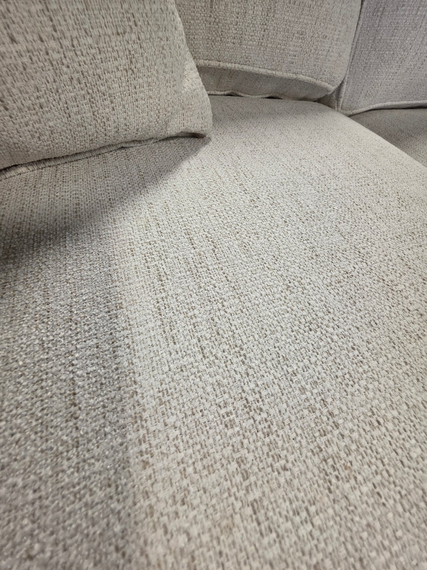 Radley Roll Arm Fabric Sectional Sofa  Bed (Natural)