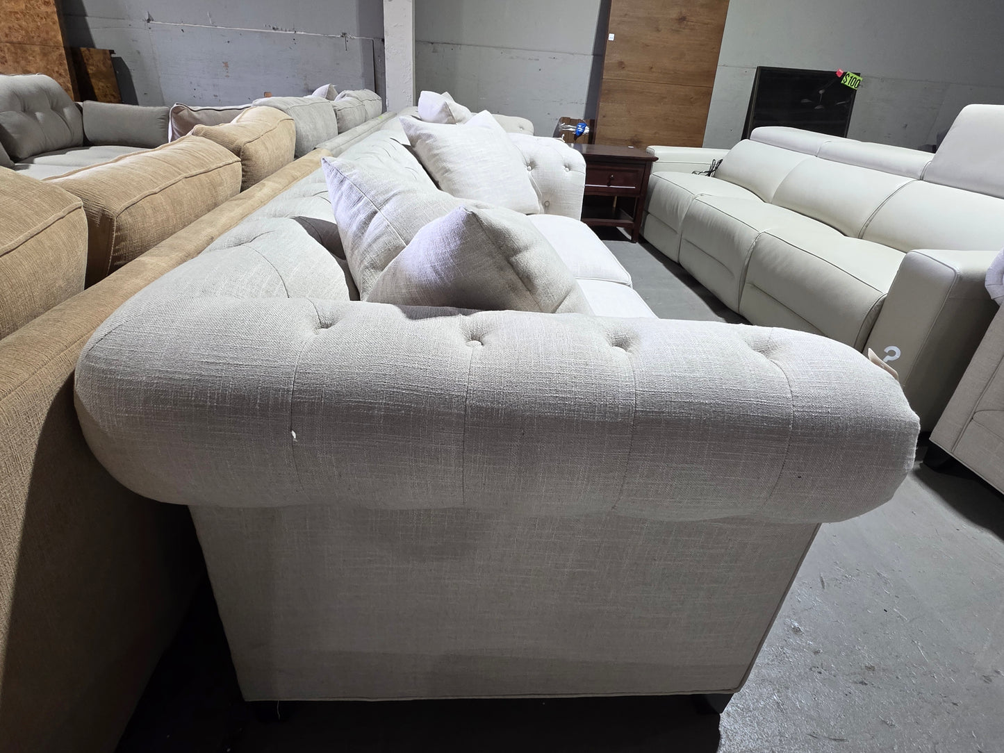 Kallison Fabric Sofa (Sand)