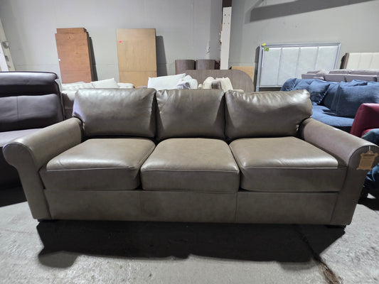 Radley Rollarm Leather Sofa (Medium Brown)