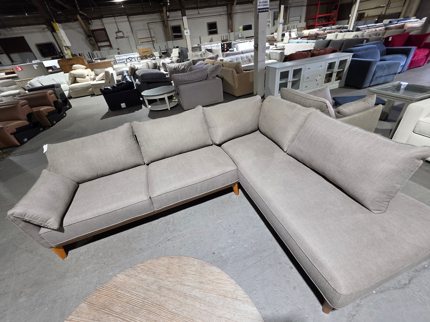 Jollene 113" 2-Pc. Fabric Sectional (Slate Grey)