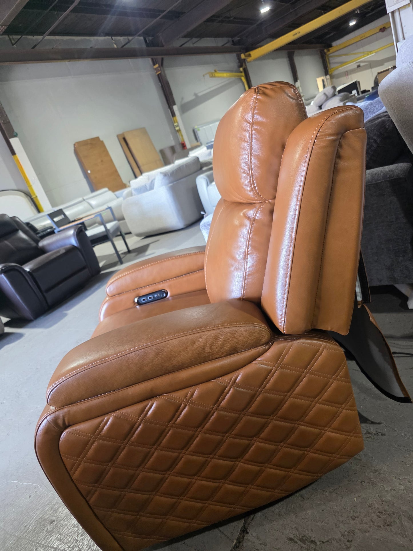 Tolin Leather 41" Power Motion Zero Gravity Recliner