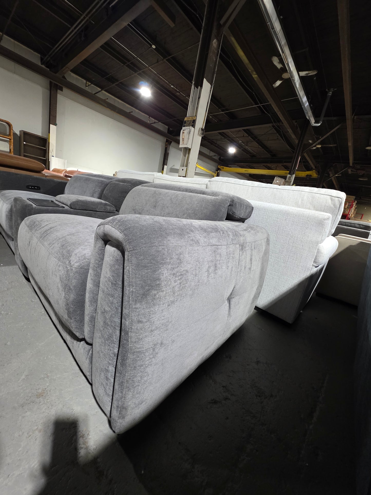 Brownell 2-Pc.Sofa Sectional with 2 Power Motion Chairs