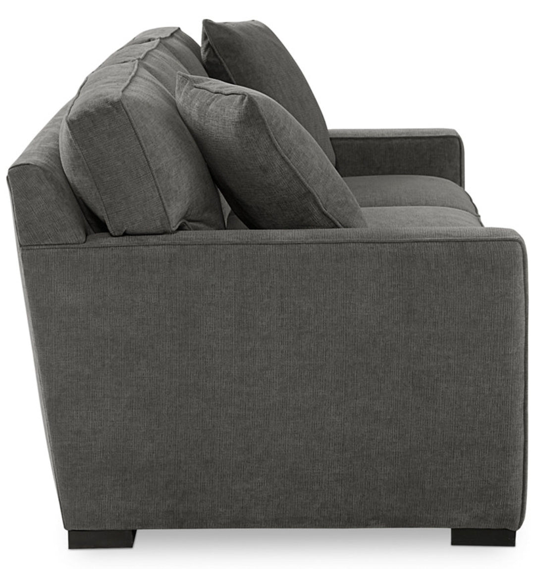 Radley 86" Fabric Queen Sleeper Sofa Bed (Heavenly Mocha Grey)
