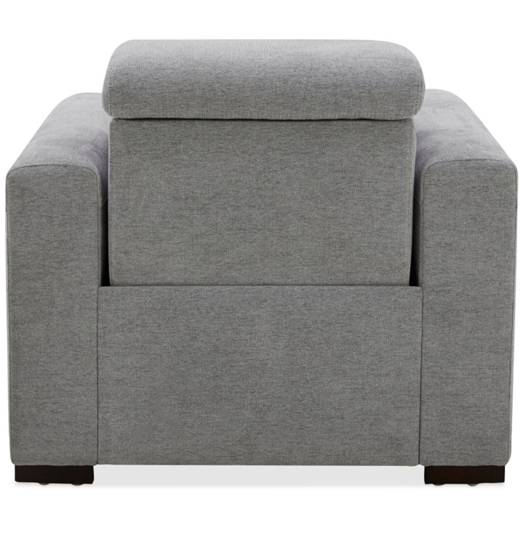 Nevio 39" Fabric Power Recliner (Mineral)